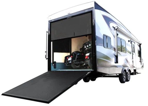 1409912PBK – LASALLE BRIS Trailer Tailgate Screen, For Toy Haulers With Rear Wall-To-Wall Opening Up To 99-1/8 Inch W...